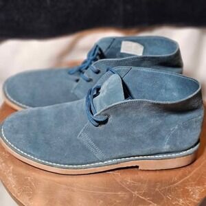 Men's Nike SB Blue Suede Desert Boots Size 10.5
